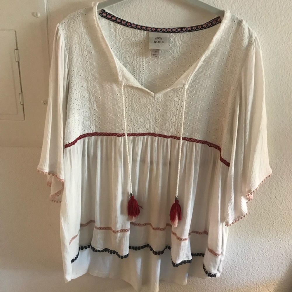 Knox rose flowy top